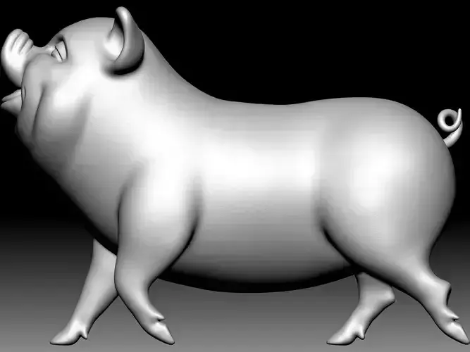 Pig sculpture