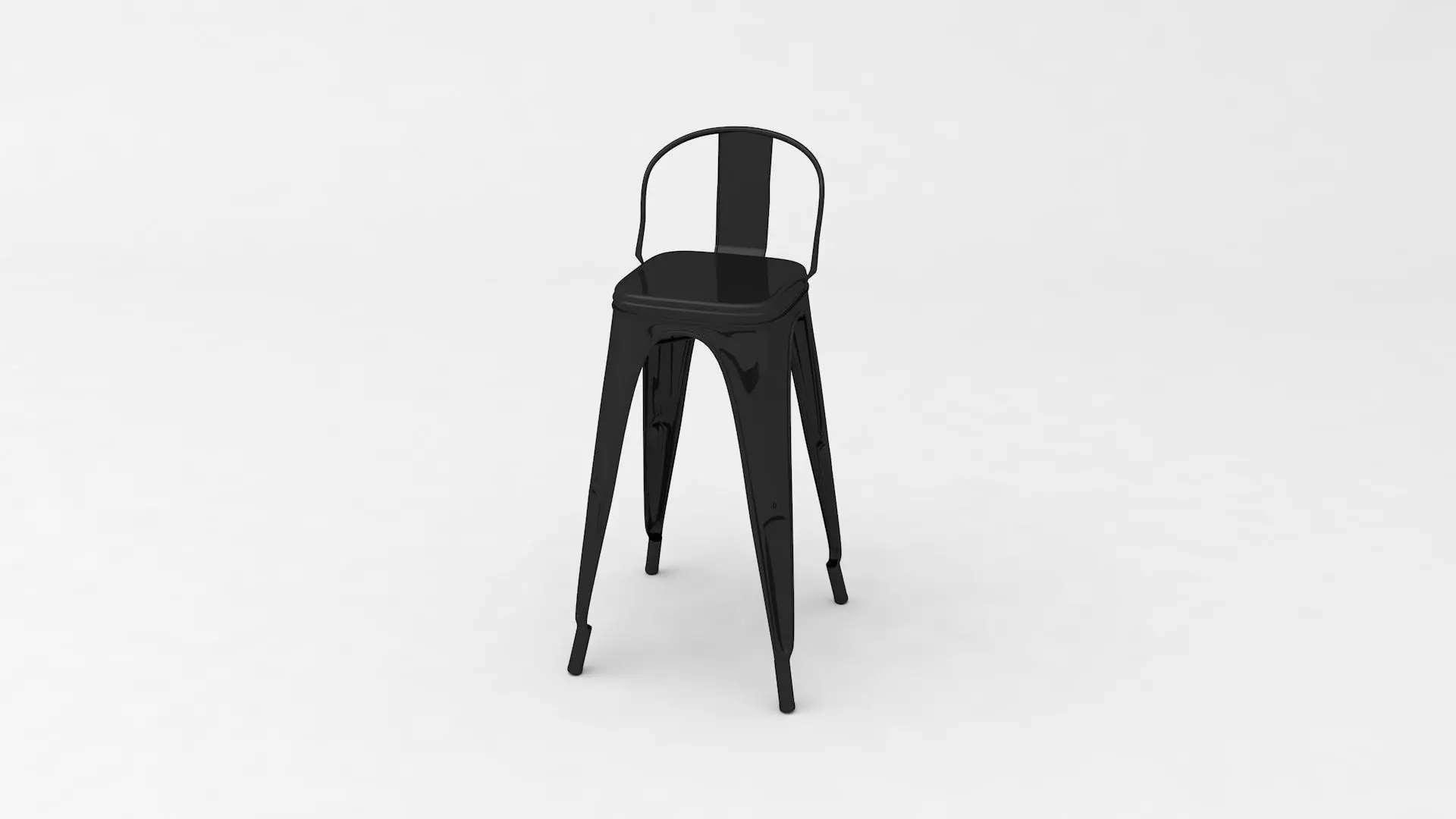 Tolix Bar 3D model_0