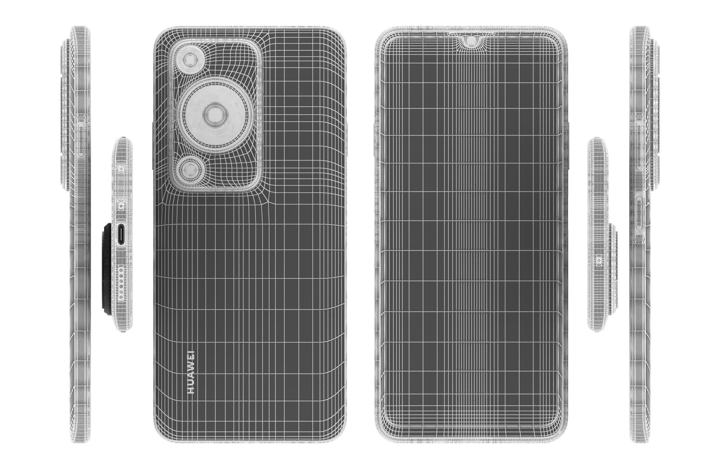 Huawei Enjoy 70 All Colors 3D model_38