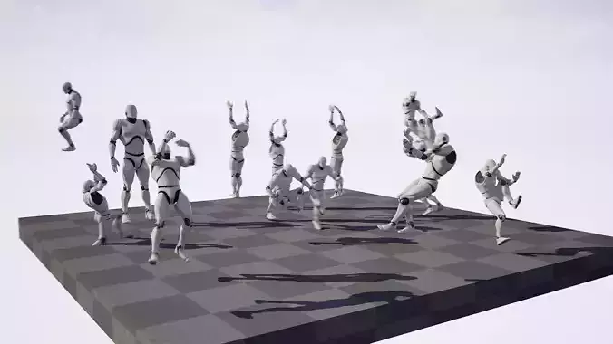 Action Adventure Climbing Animation Pack Vol 1