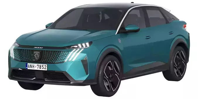 Peugeot e-3008 2024 3D model