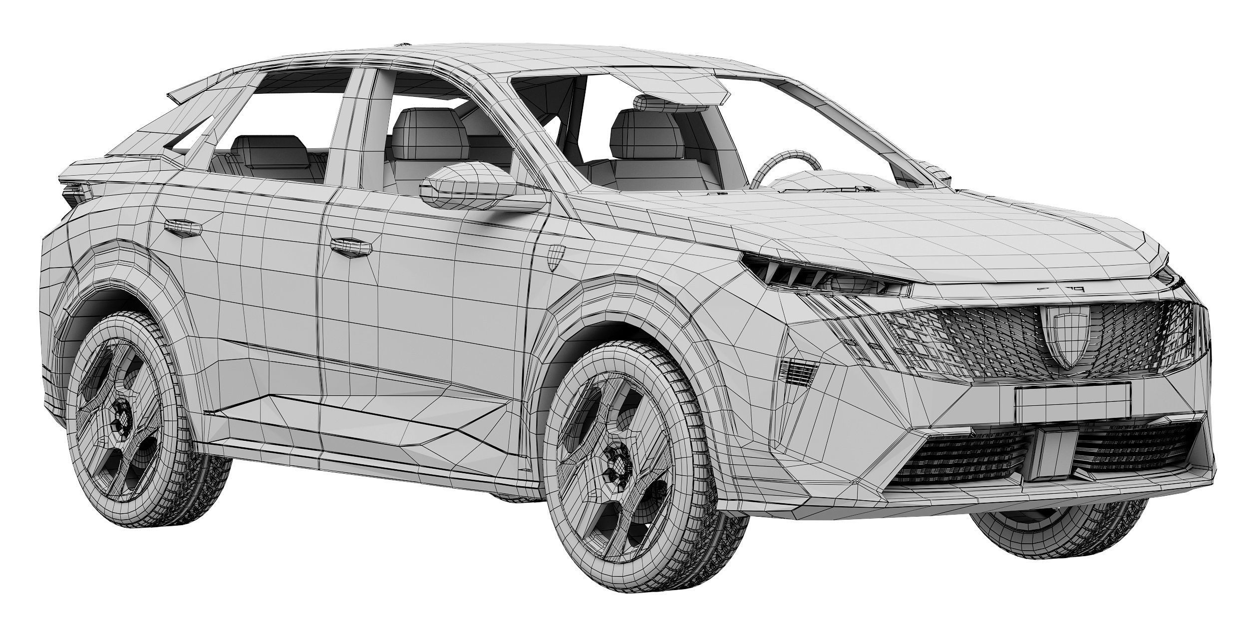 Peugeot e-3008 2024 3D model_14