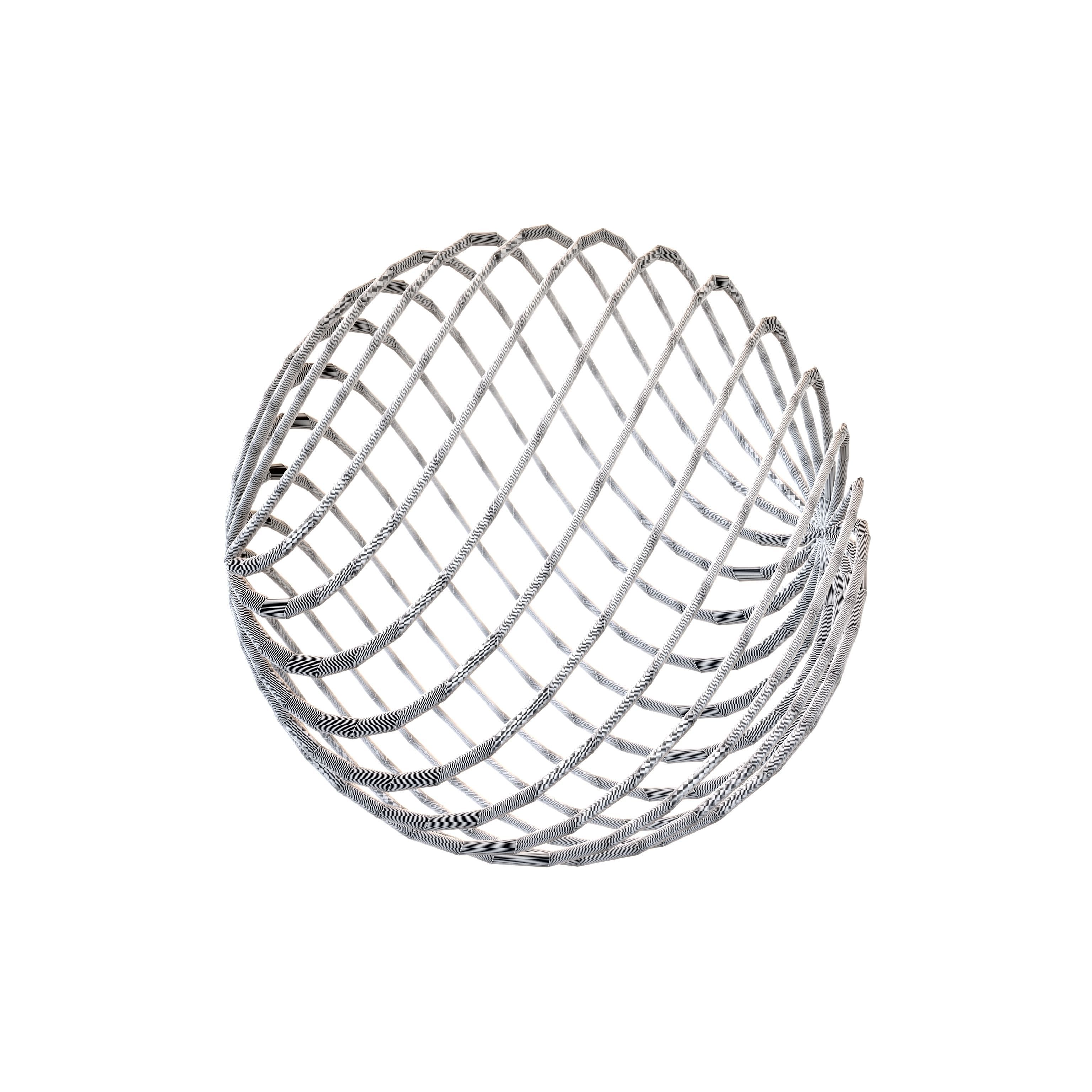 Abstract Sphere v4 001 Low-poly 3D model_6