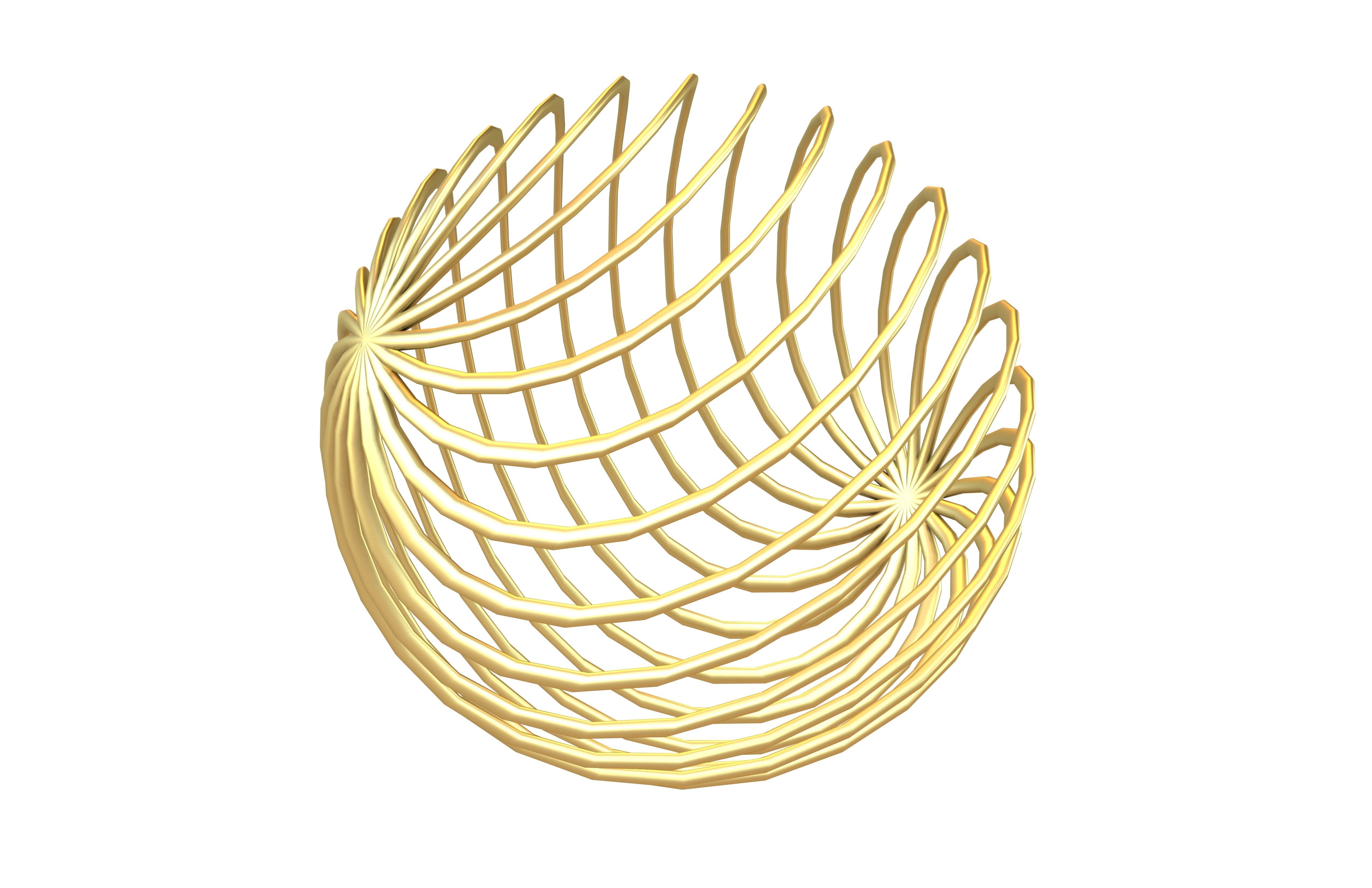 Abstract Sphere v4 001 Low-poly 3D model_3