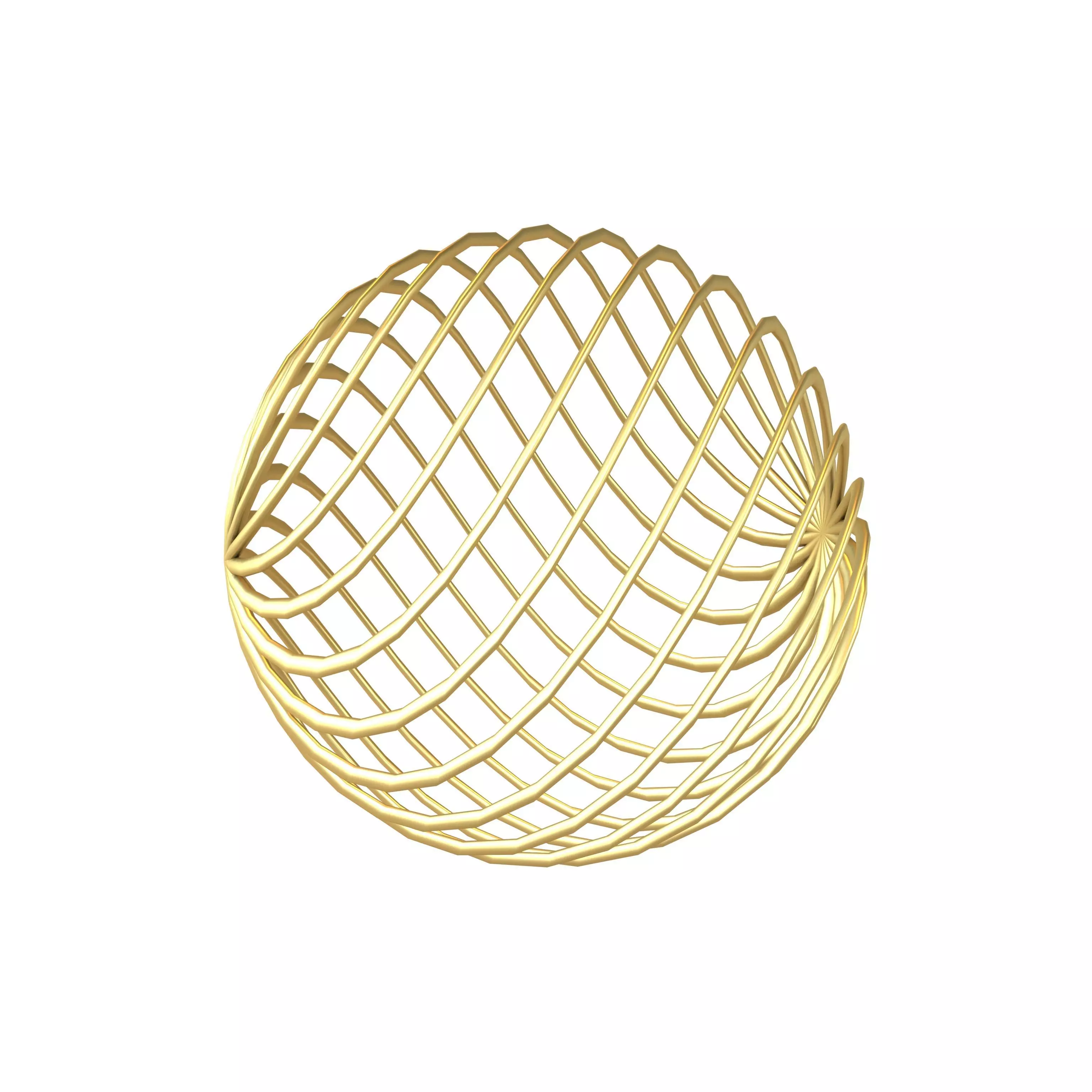 Abstract Sphere v4 001 Low-poly 3D model_0