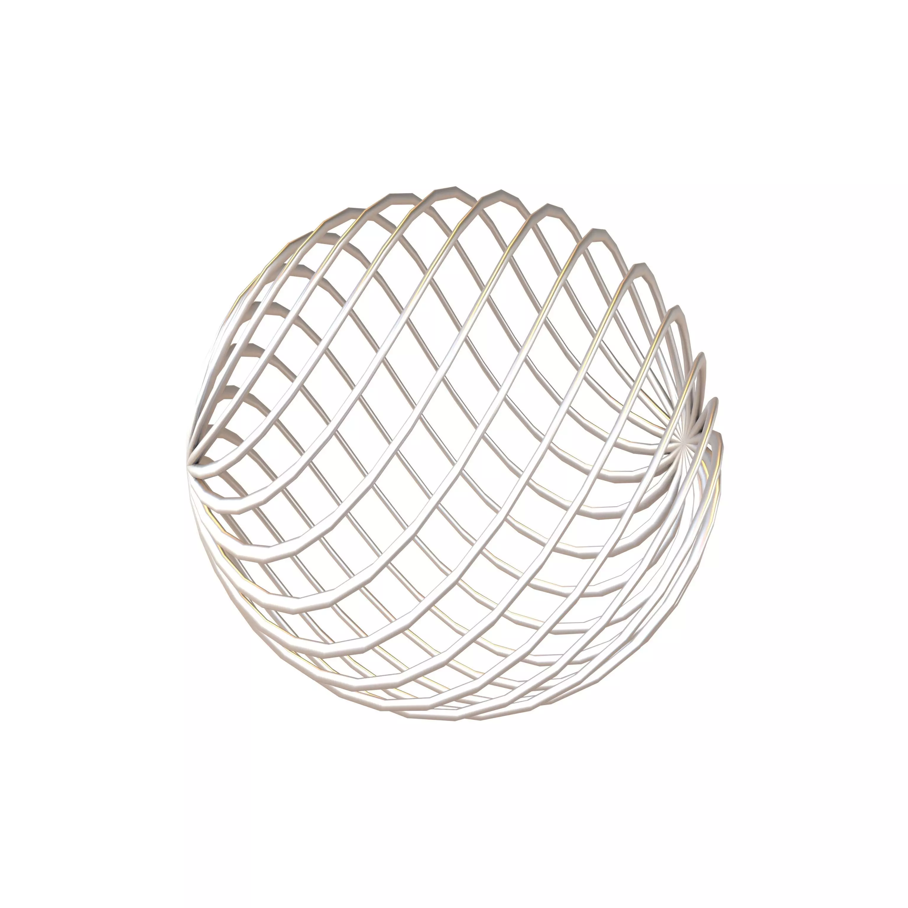 Abstract Sphere v4 002 Low-poly 3D model_0