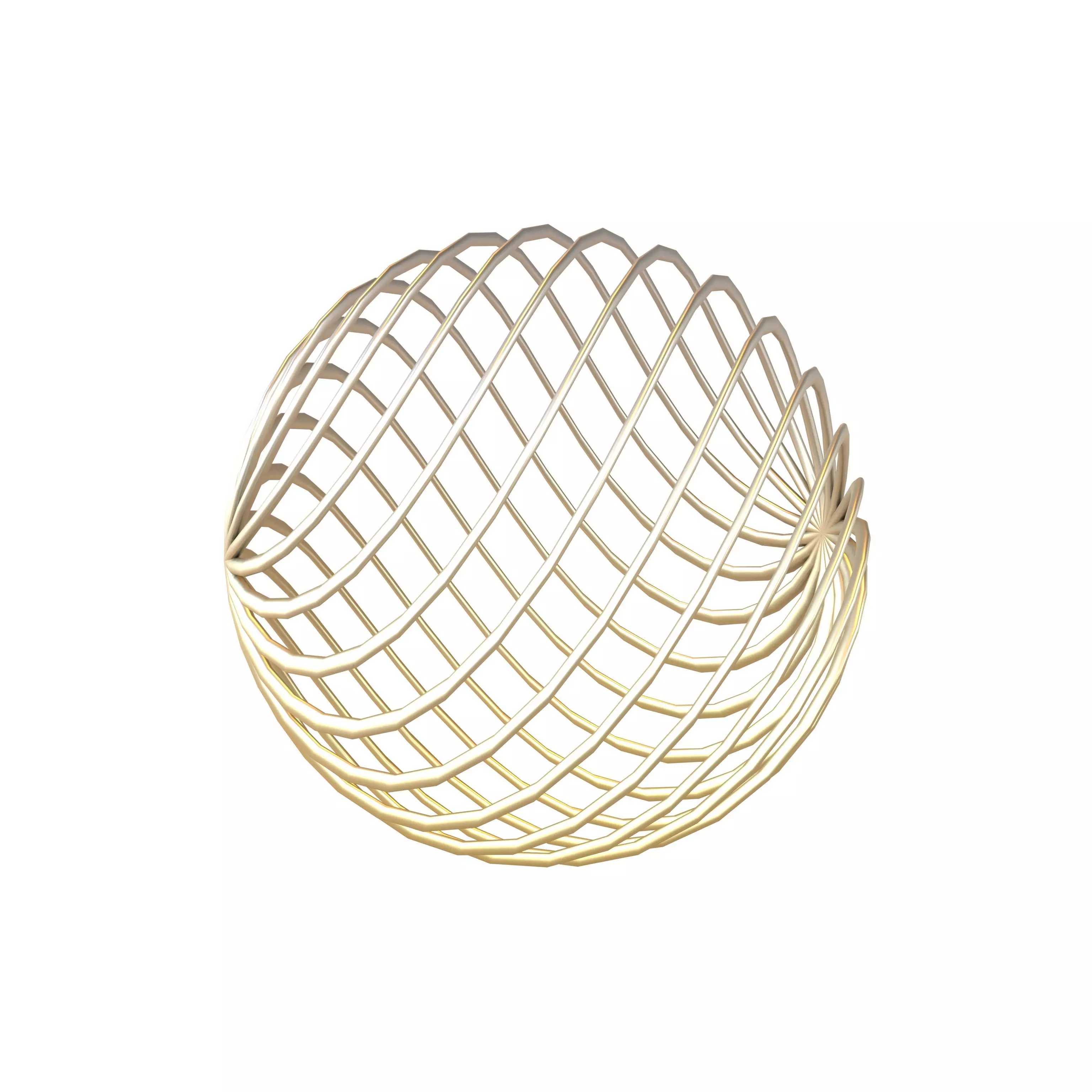 Abstract Sphere v4 003 Low-poly 3D model_0