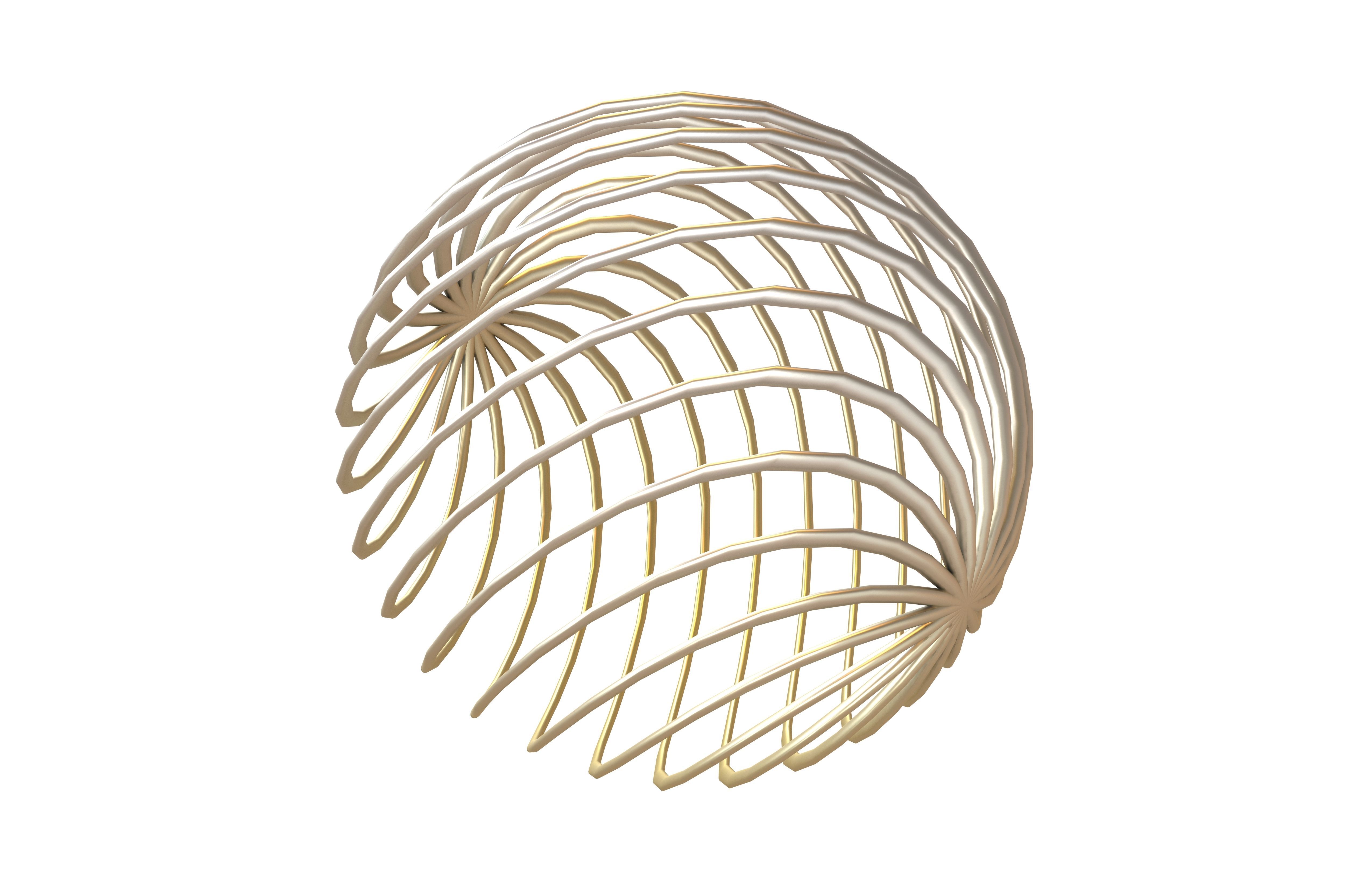 Abstract Sphere v4 003 Low-poly 3D model_1