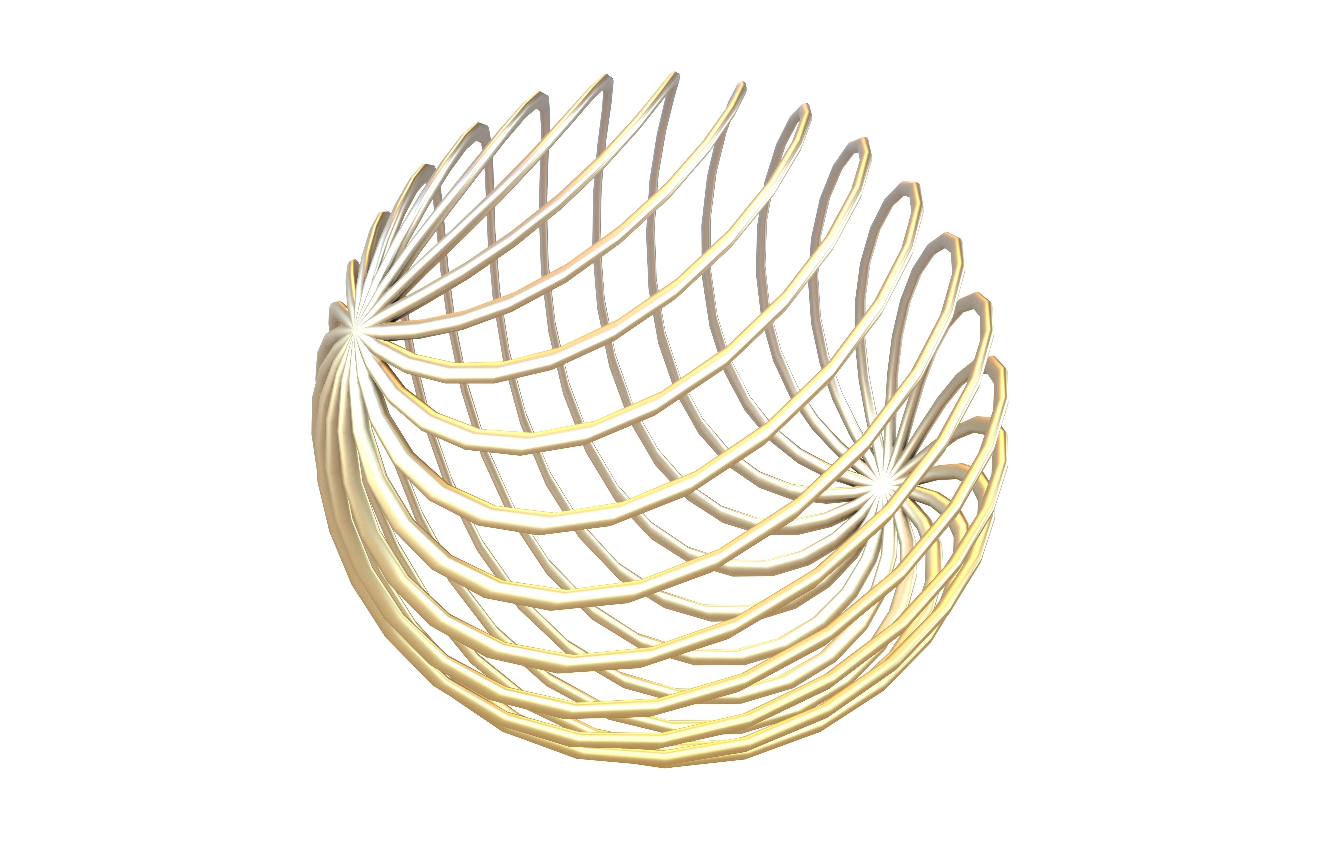 Abstract Sphere v4 003 Low-poly 3D model_2