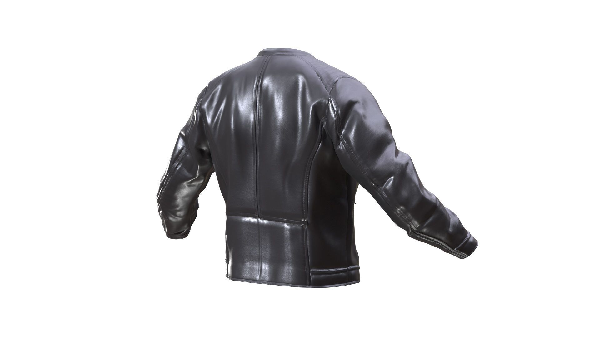 Jacket Low-poly 3D model_5