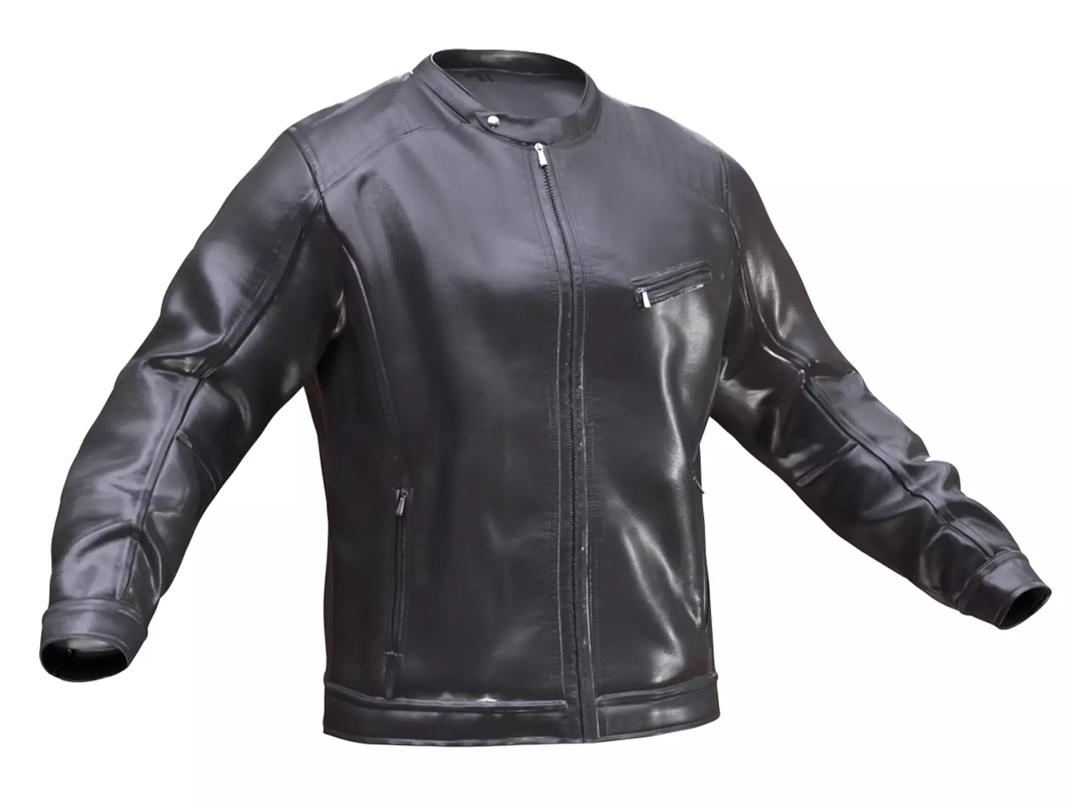 Jacket Low-poly 3D model_0