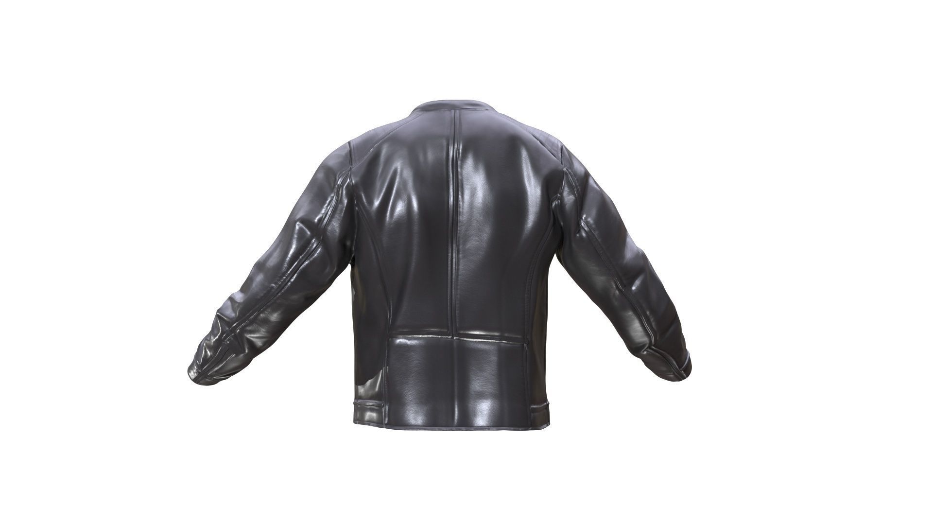 Jacket Low-poly 3D model_7