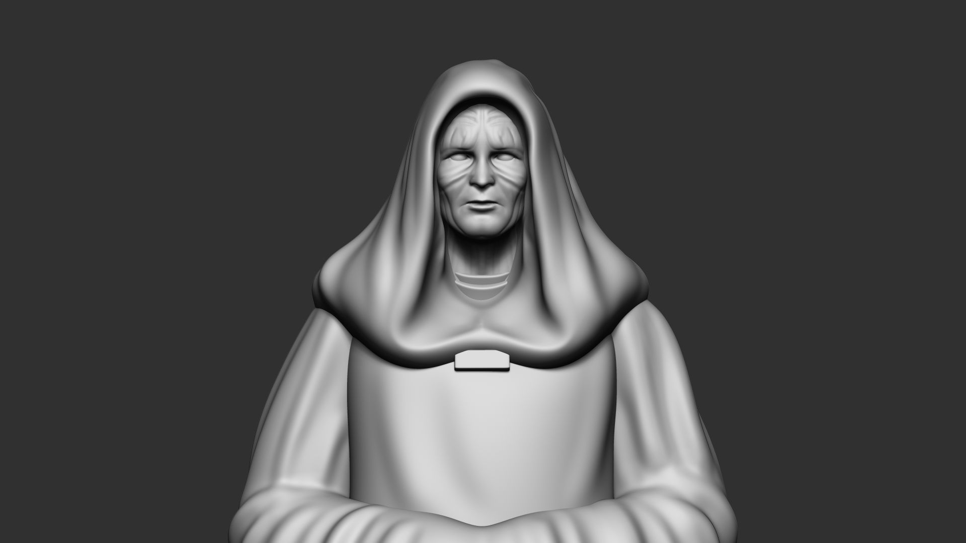 Palpatine hologram STL 3D print model_4