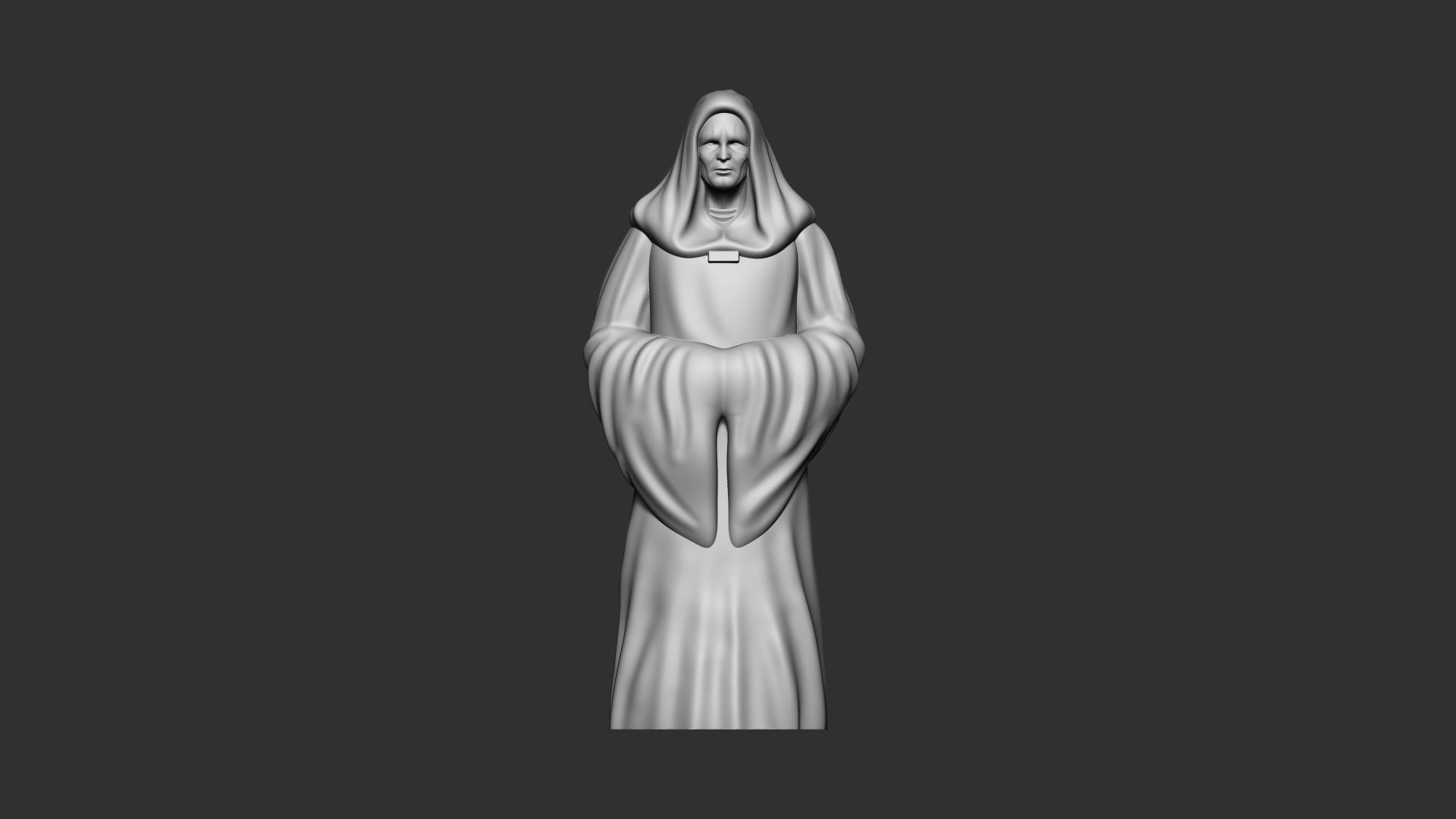 Palpatine hologram STL 3D print model_1