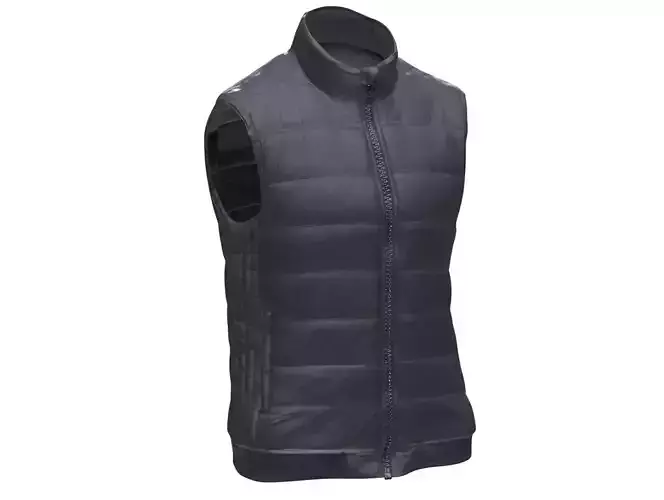3D Vest Low-poly 3D model