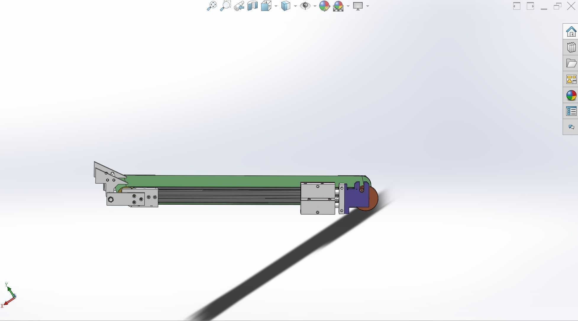 No motor drives the assembly line 3D model_1