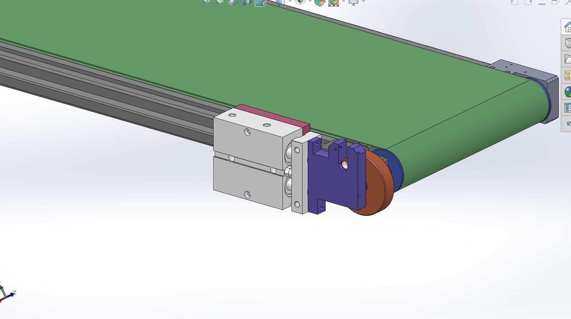 No motor drives the assembly line 3D model_2