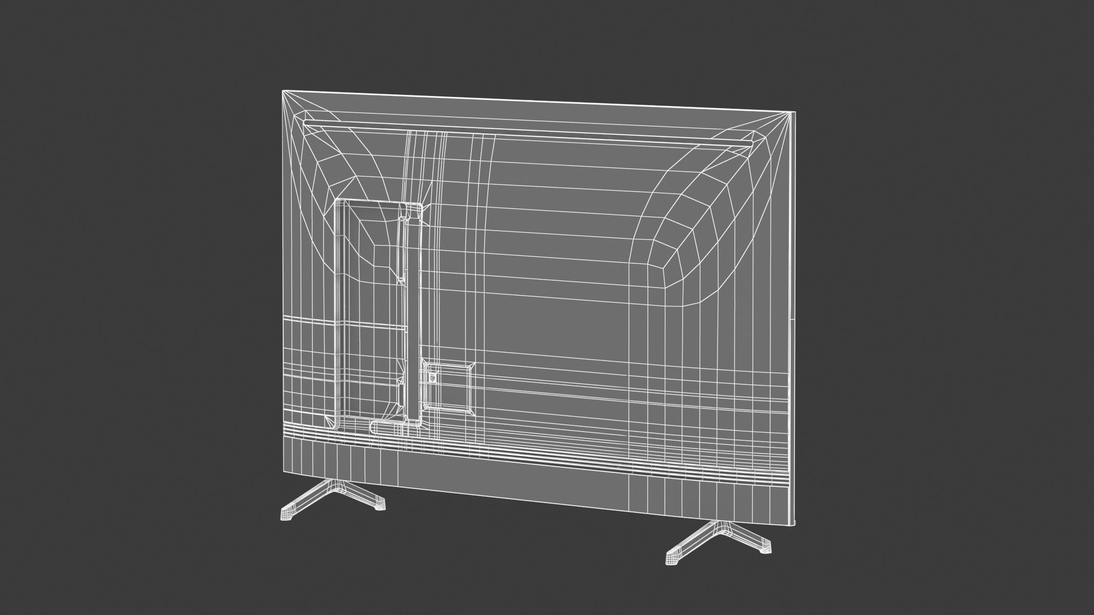 Samsung 55 Inches Class TU690T Crystal UHD 4K Smart TV 3D model_12