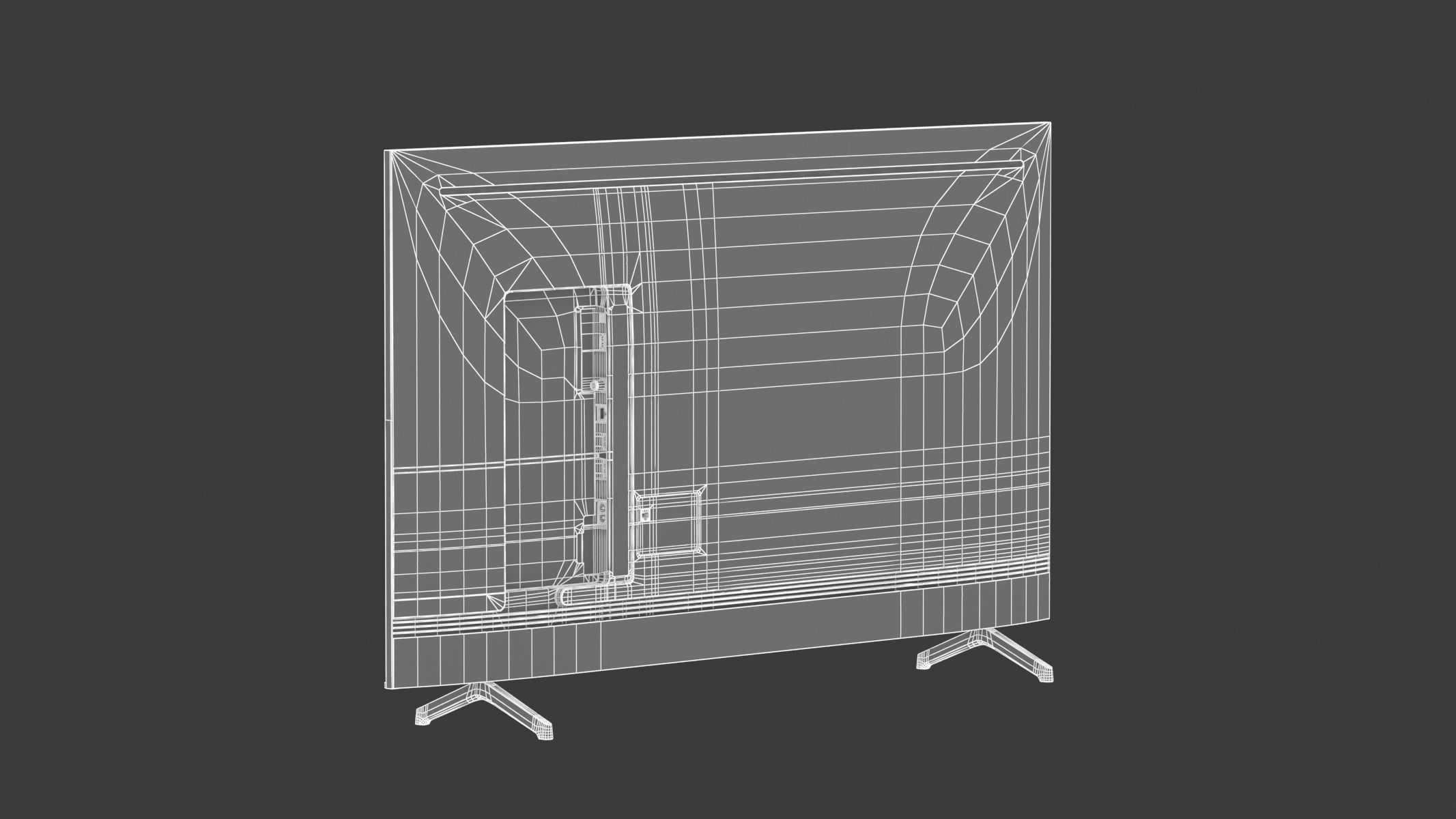 Samsung 55 Inches Class TU690T Crystal UHD 4K Smart TV 3D model_14