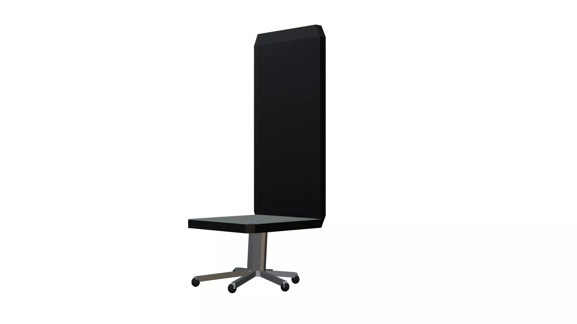 Low poly swivel chair Free 3D model