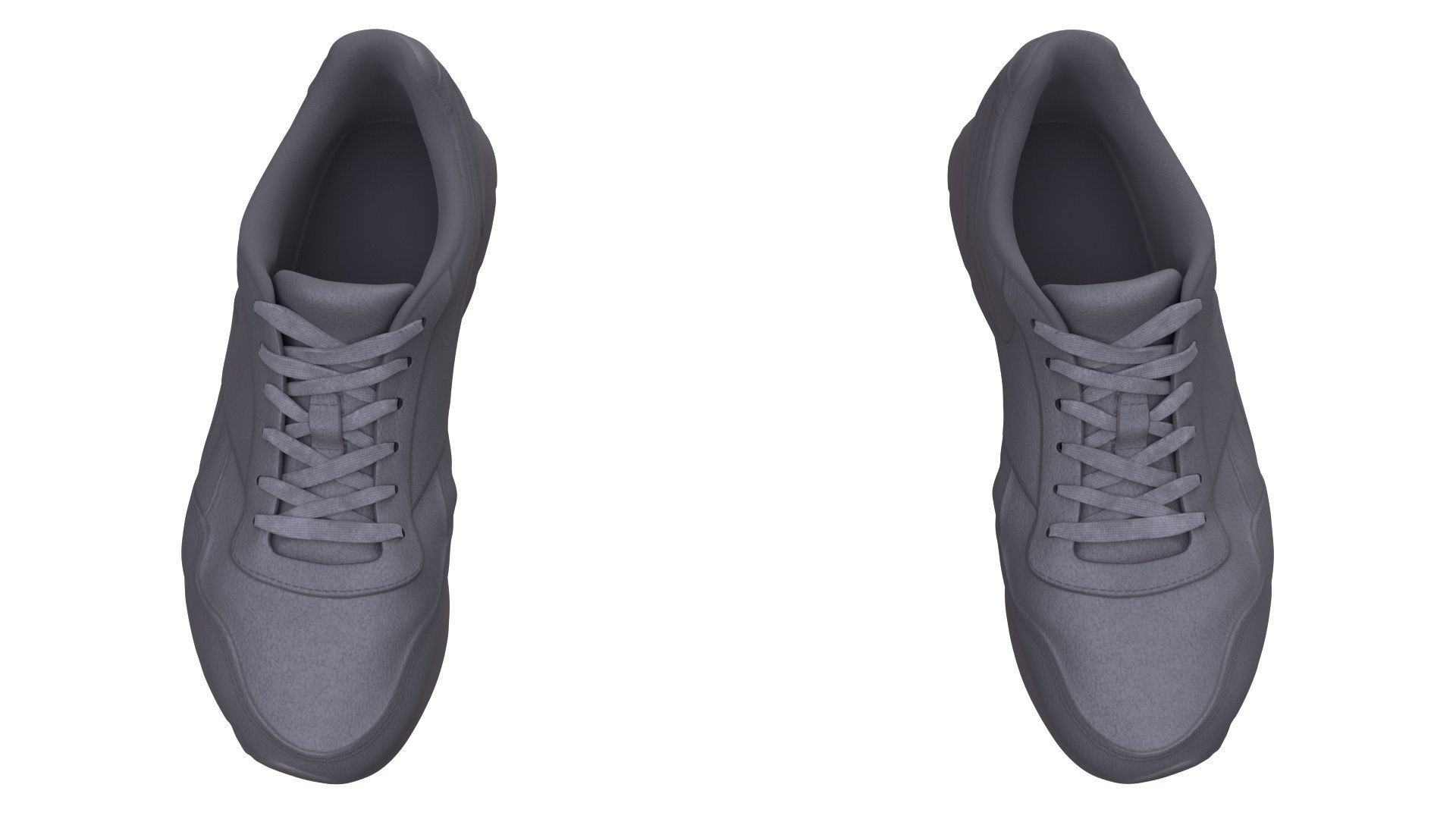 Shoes Low-poly 3D model_9