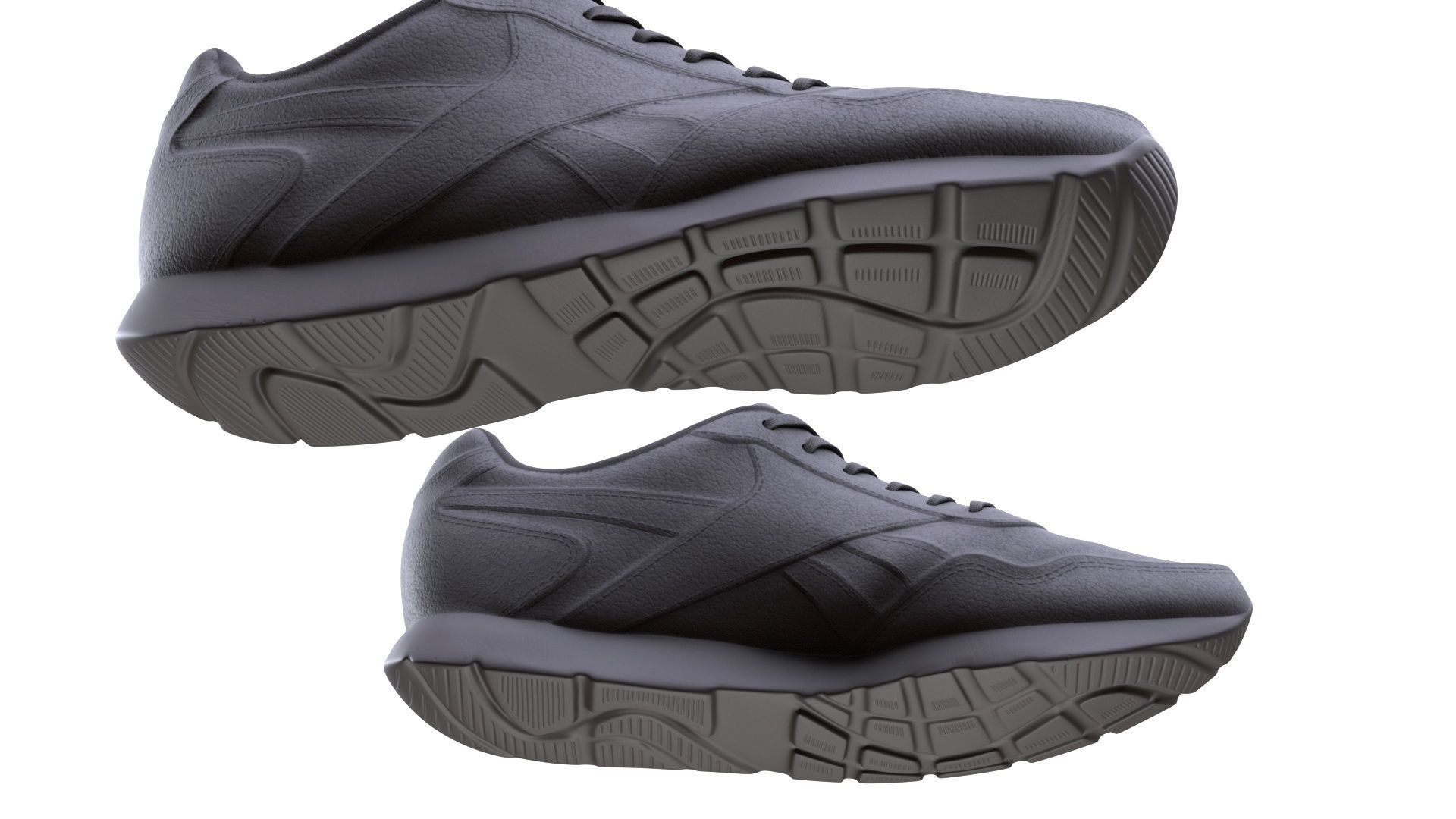 Shoes Low-poly 3D model_12