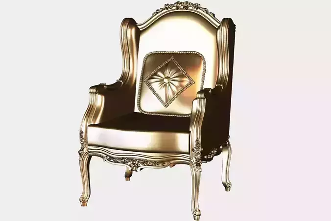 Carved sofa for cnc 14 3D model