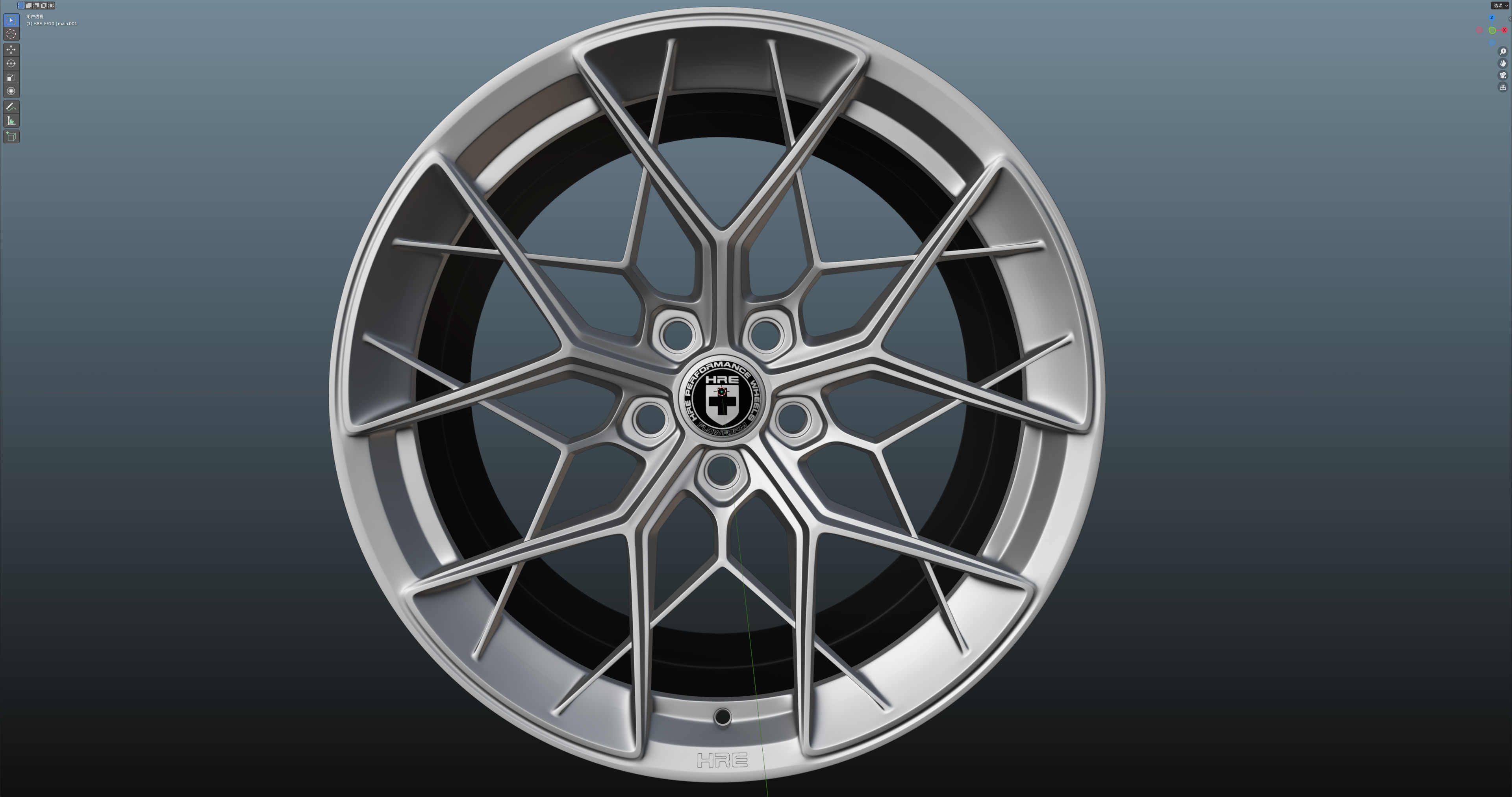 HRE FF10 Low-poly 3D model_11