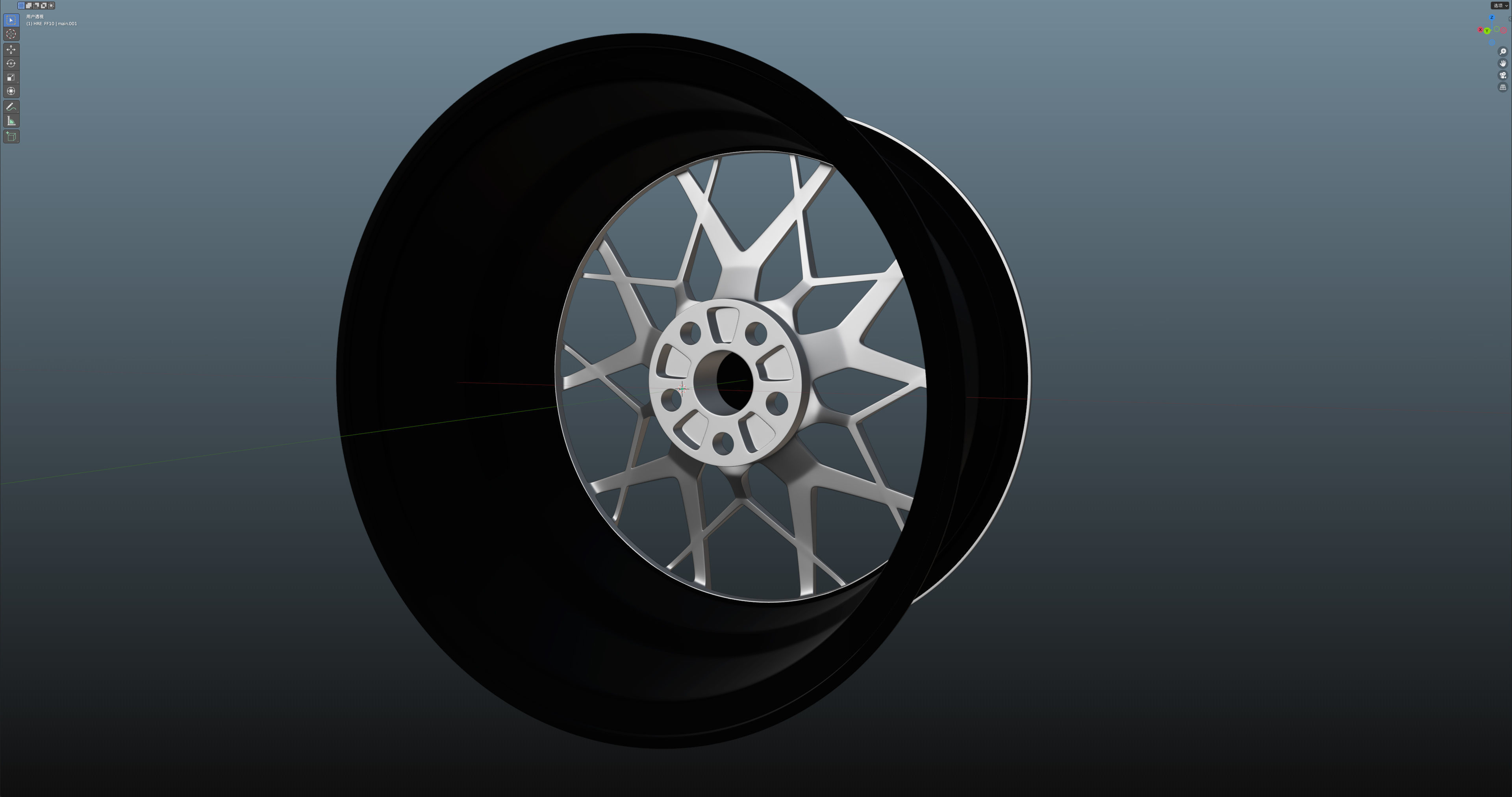 3D model HRE FF10 VR / AR / low-poly | CGTrader