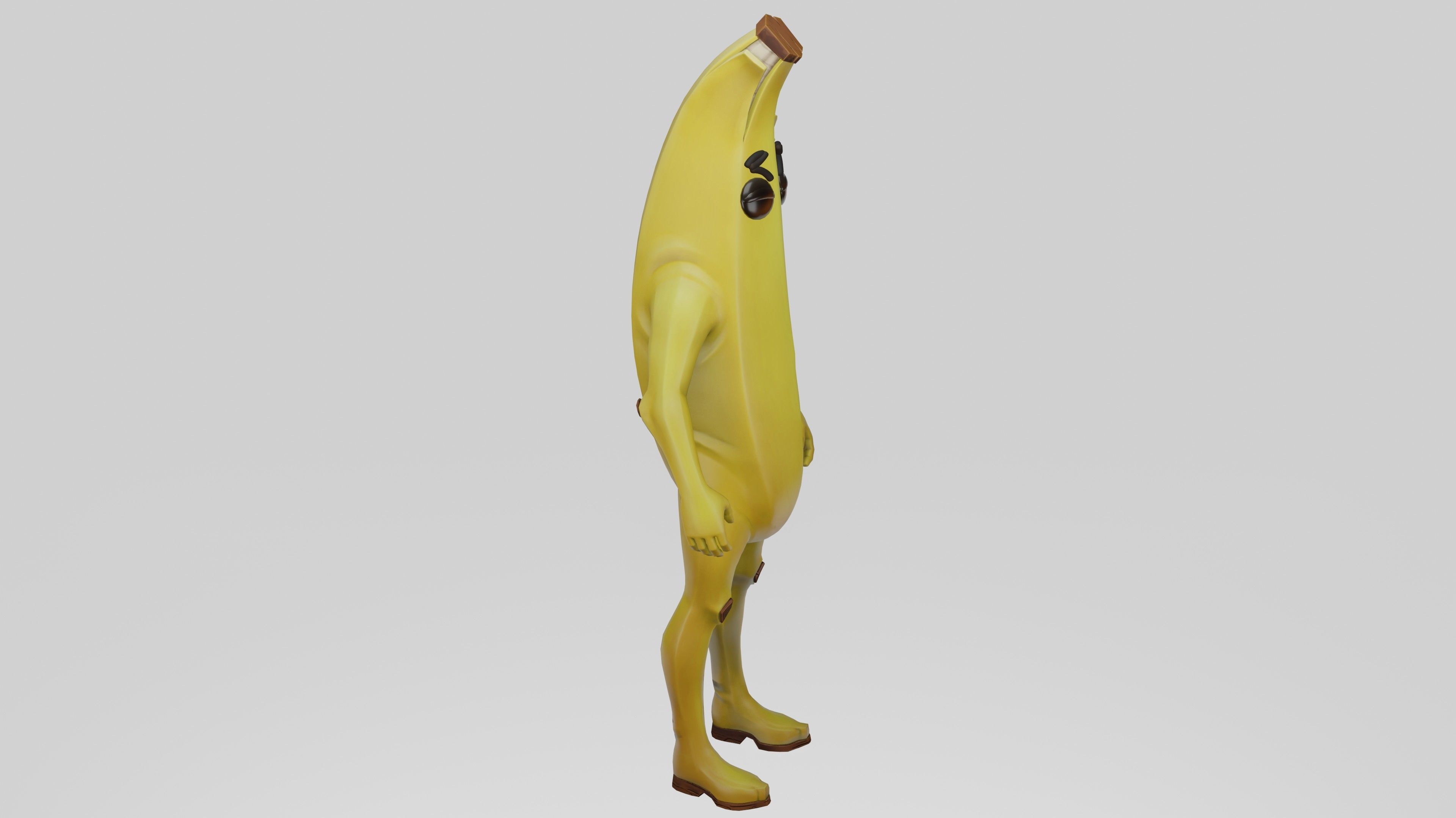 Peely Model Rigged Low-poly 3D model_19
