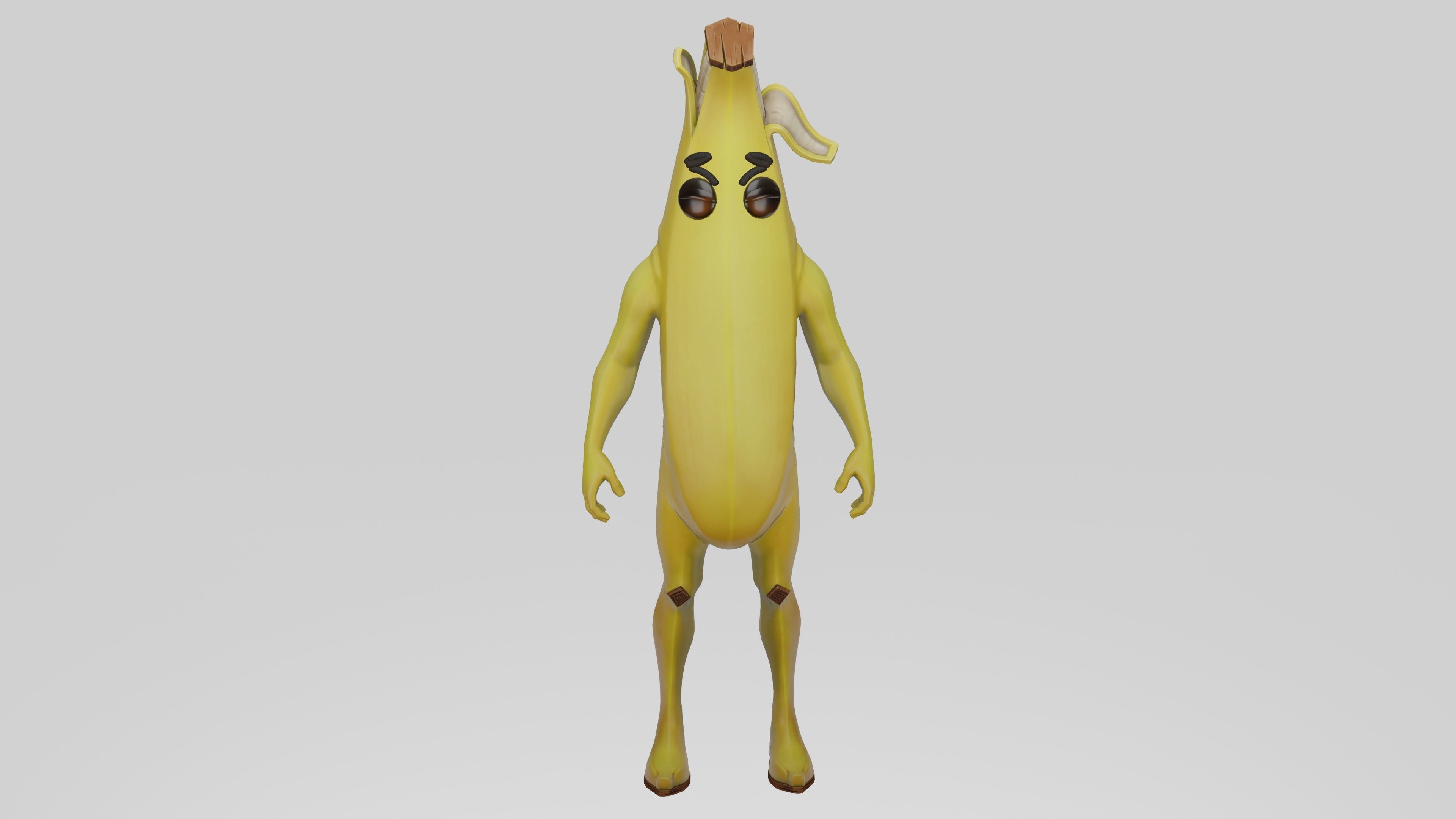 Peely Model Rigged Low-poly 3D model_5