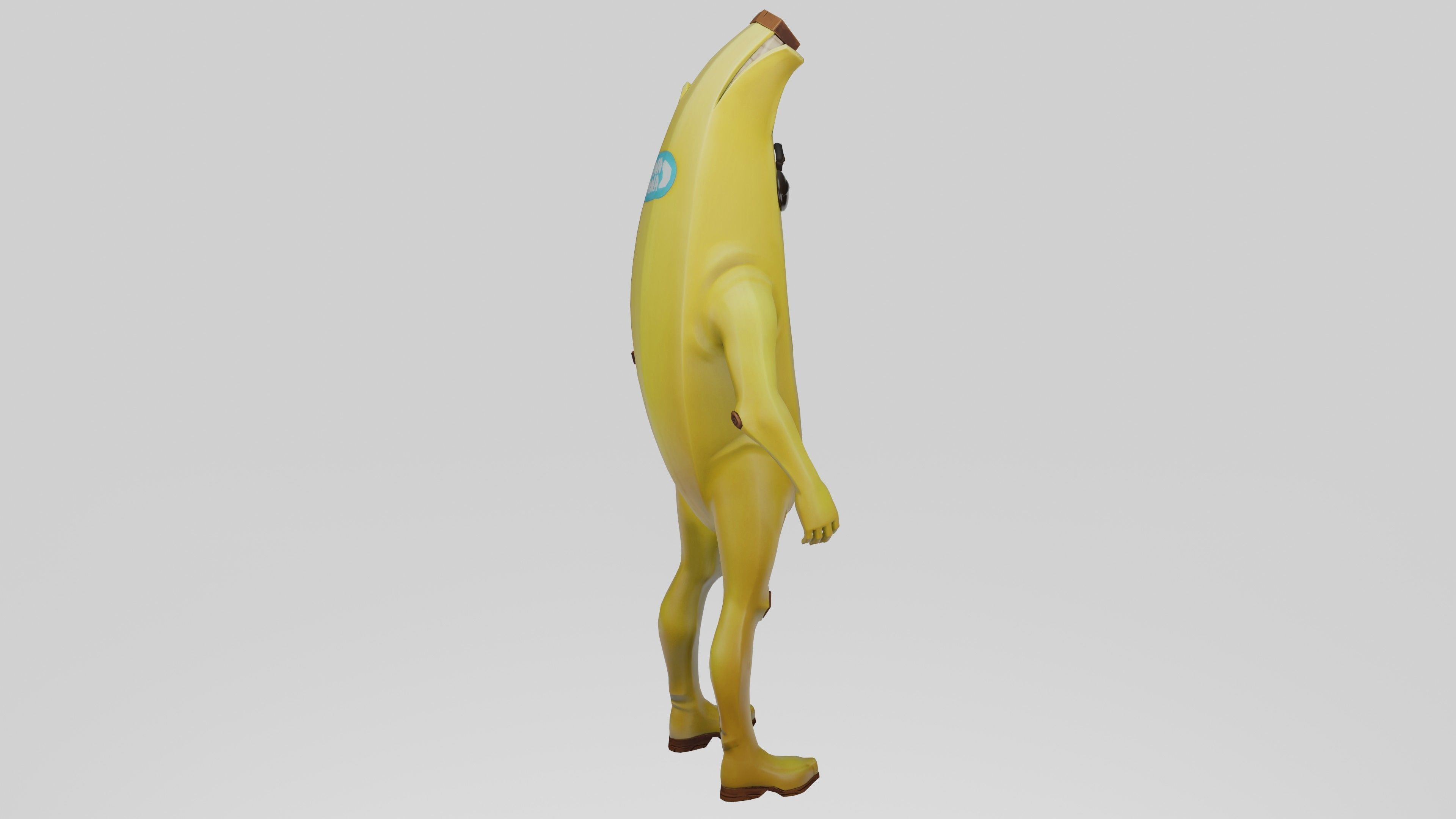 Peely Model Rigged Low-poly 3D model_25