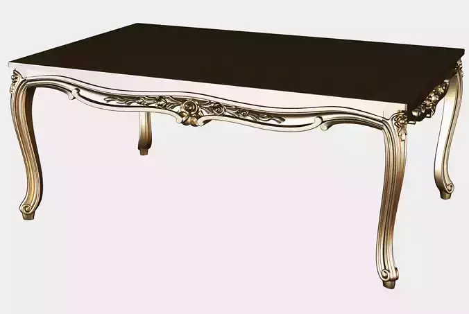 Carved tea table for cnc 14