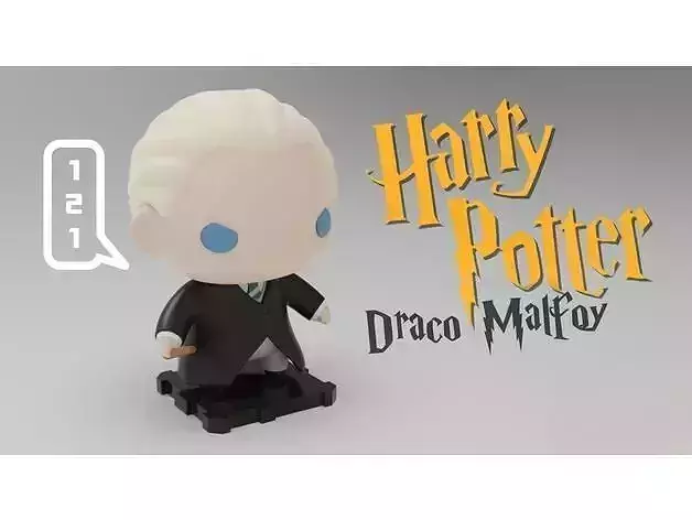 Draco Malfoy 3D Printed Character