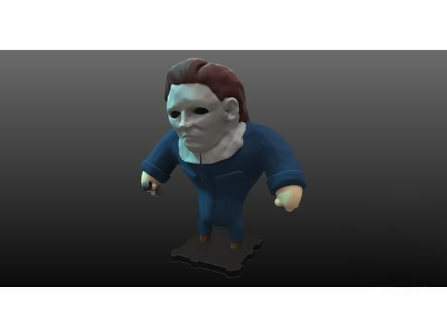 Michael Myers 3D Printed Horror 3D print model_3