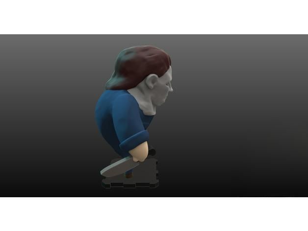 Michael Myers 3D Printed Horror 3D print model_2