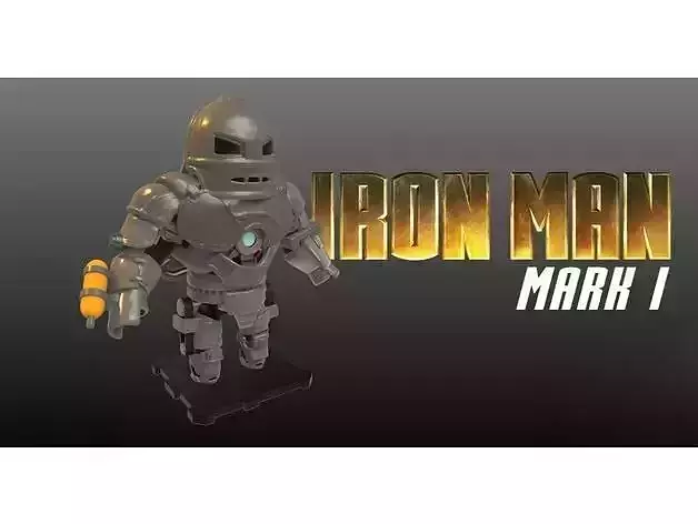 Iron Man 3D Printed Character