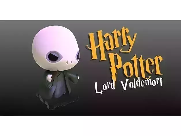 Harry Potter vs Lord Voldemort 3D Printed Figures