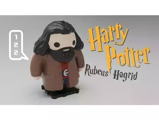 Rubeus Hagrid 3D Printing Masterpiece