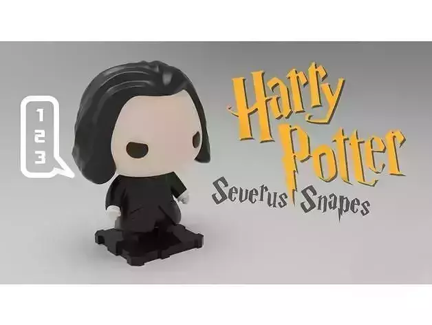 Severus Snape 3D Printing Sculpture 3D print model Severus Snape 3D Printing Sculpture 3D print model