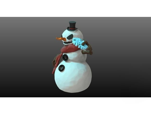 Jack Frost 3D Printing Sculpture 3D print model_1