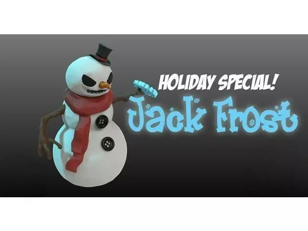 Jack Frost 3D Printing Sculpture 3D print model_0