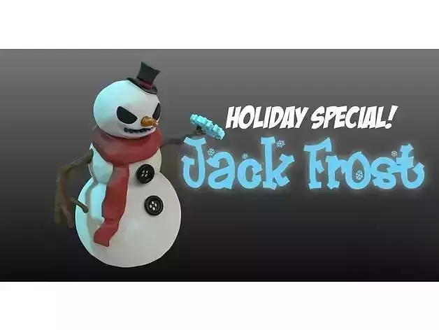 Jack Frost 3D Printing Sculpture