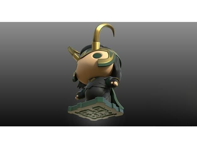 Loki 3D Printed Collectible 3D print model_2