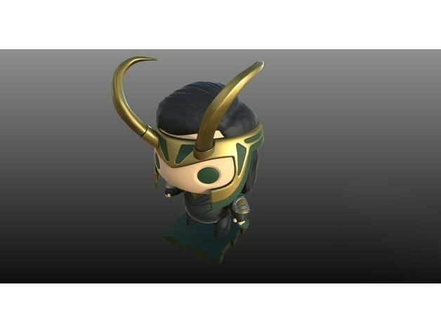 Loki 3D Printed Collectible 3D print model_1
