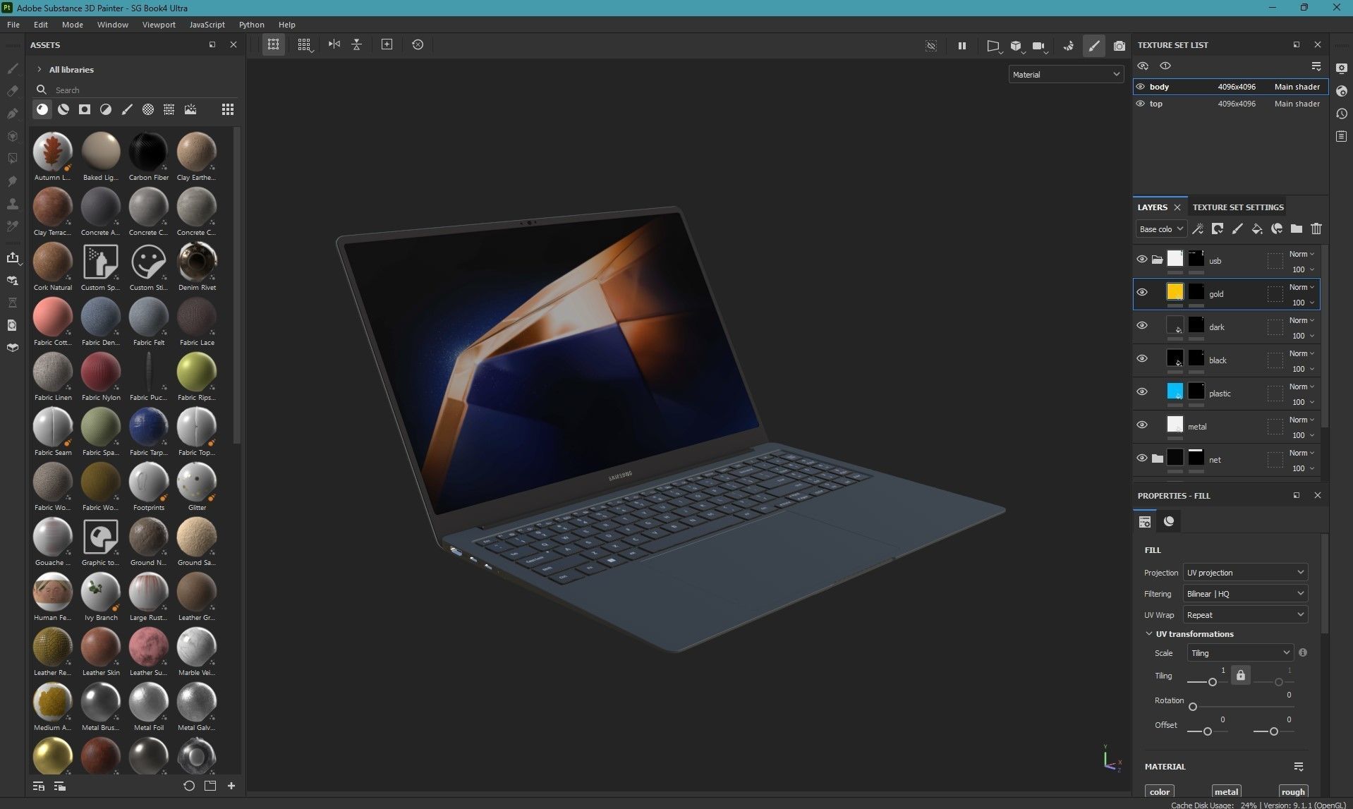 Samsung Galaxy Book 4 Ultra Low-poly 3D model_22