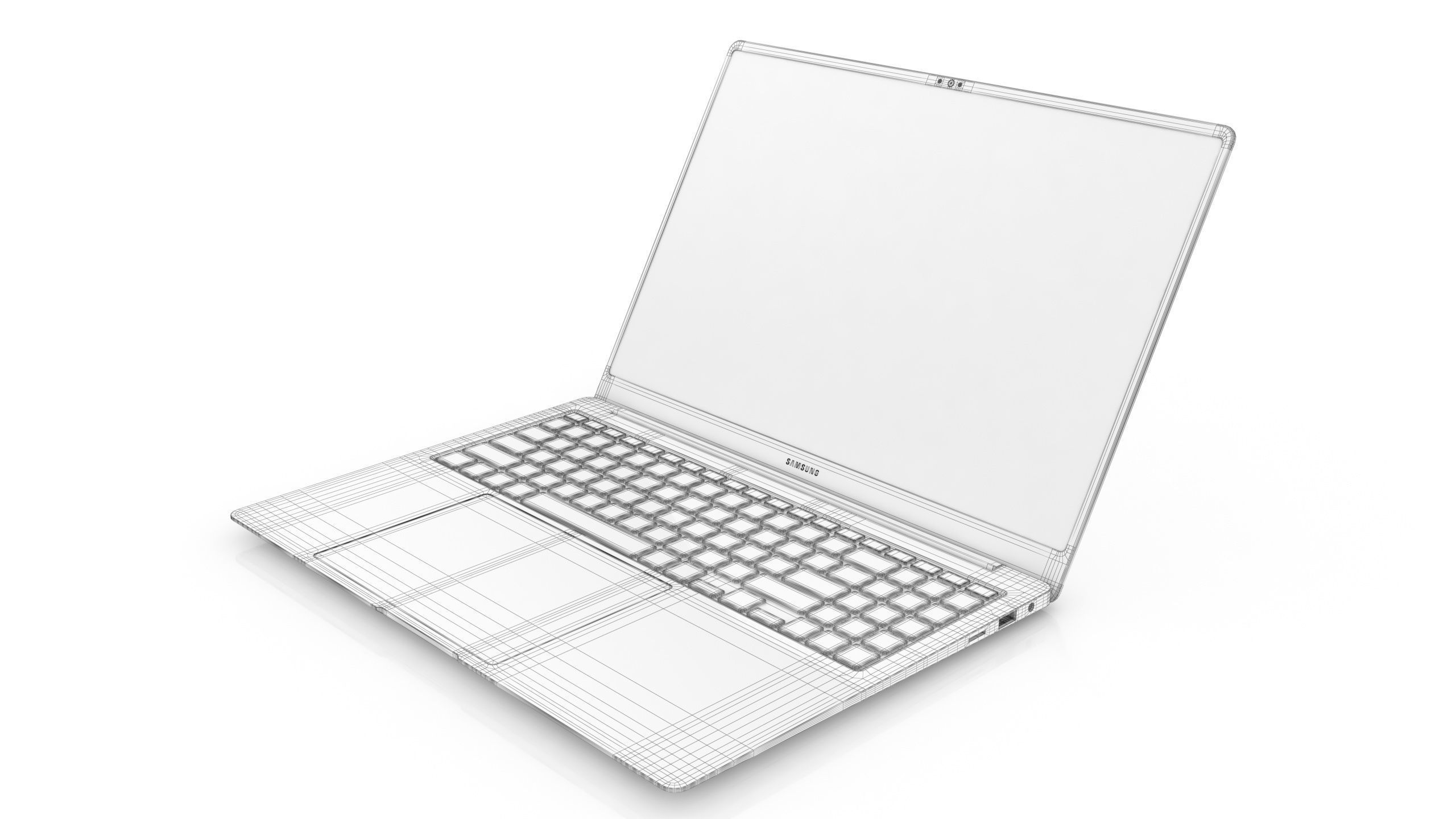 Samsung Galaxy Book 4 Ultra Low-poly 3D model_9