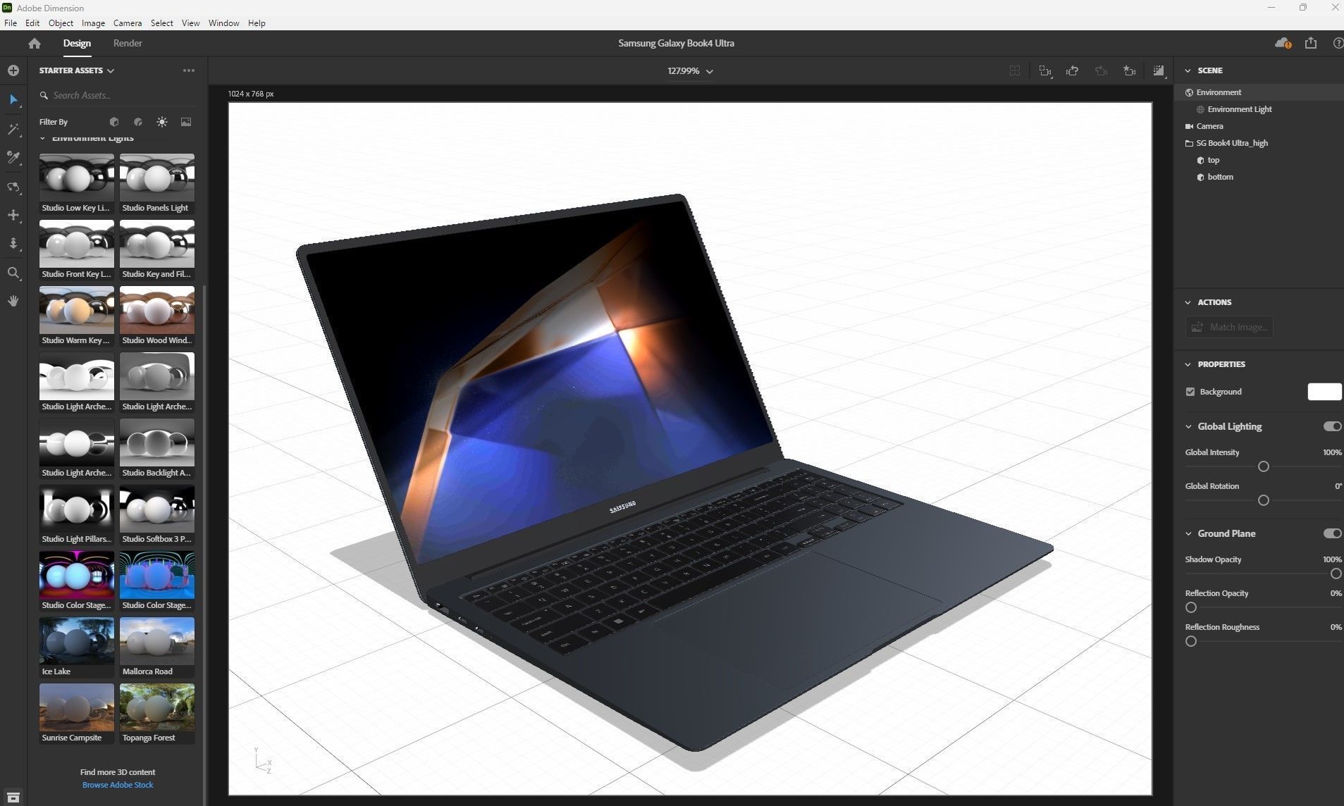 Samsung Galaxy Book 4 Ultra Low-poly 3D model_17
