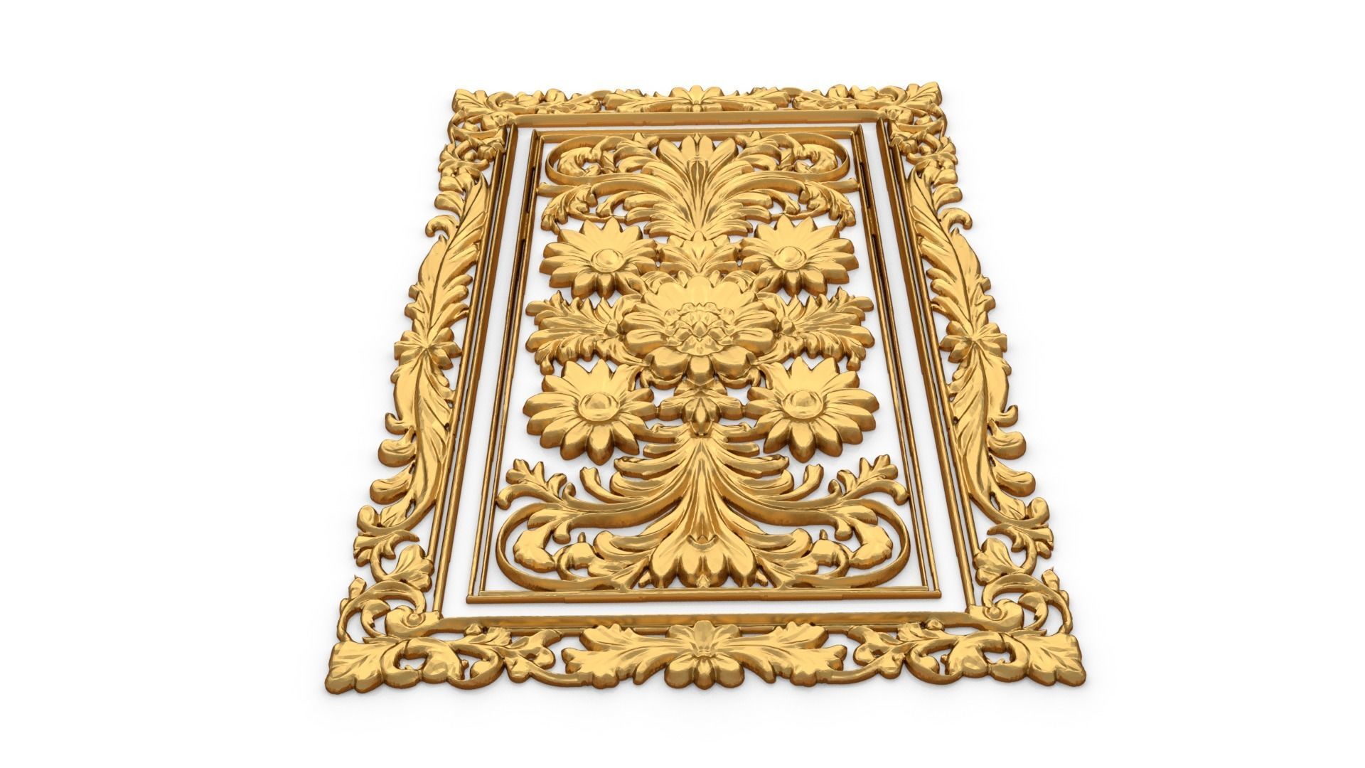 classical door decor 04  3D model_3