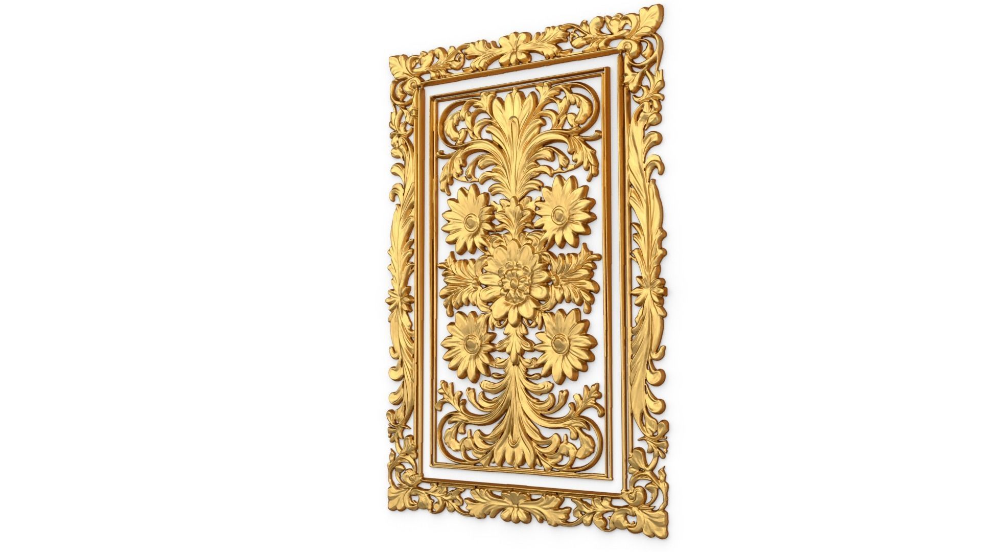 classical door decor 04  3D model_2